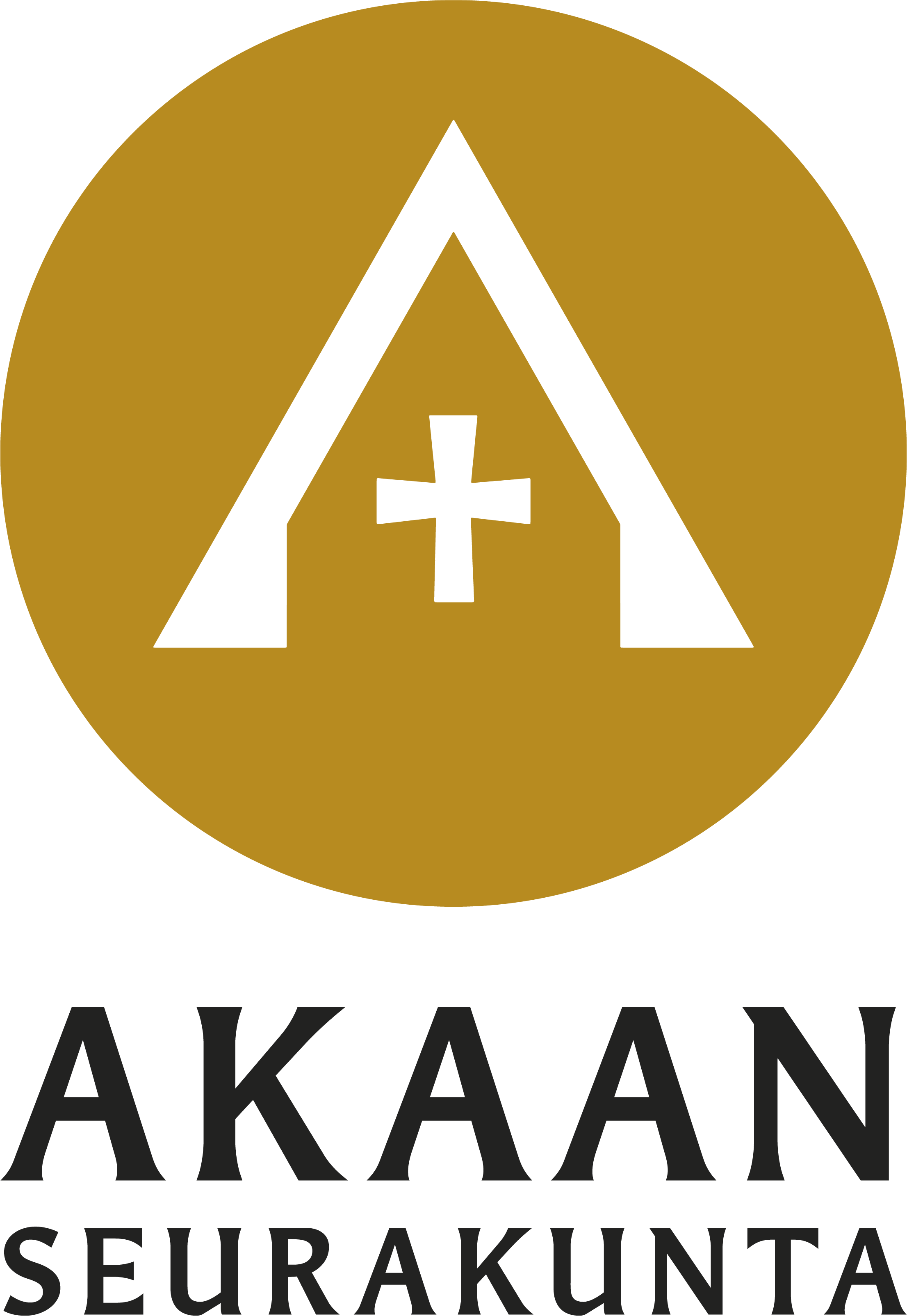 Akaan seurakunnan logo vaaka