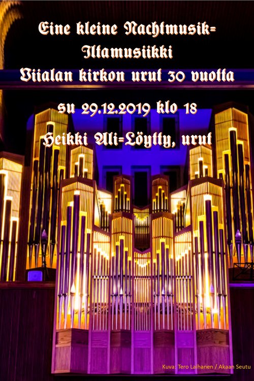 Viialan urut 30 vuotta vielä kerran Viialan urut 30 vuotta vielä kerran